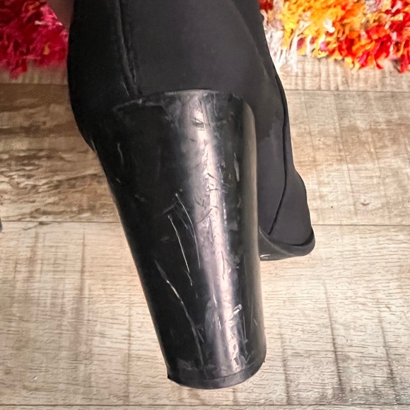 Forever, 21 heeled black boot size 7 1/2 - Picture 4 of 14